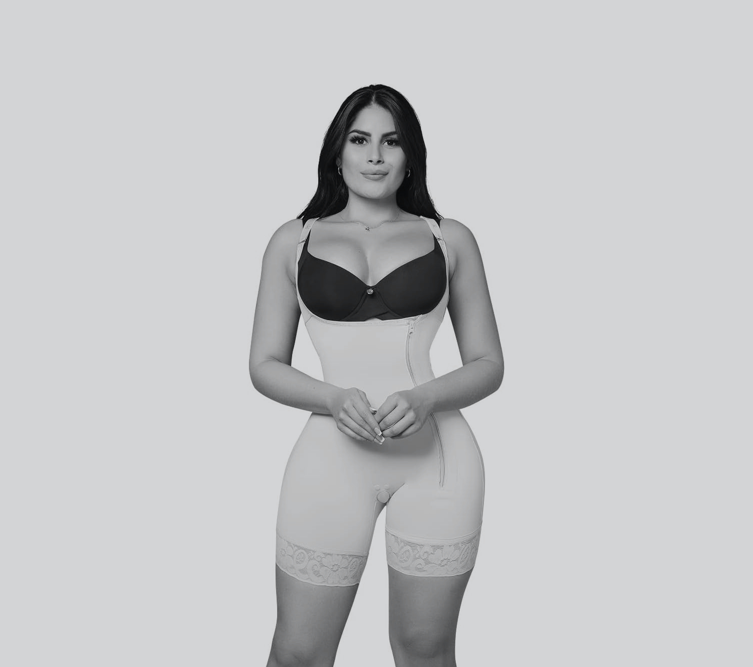 beautiful woman wearing endorsed garment