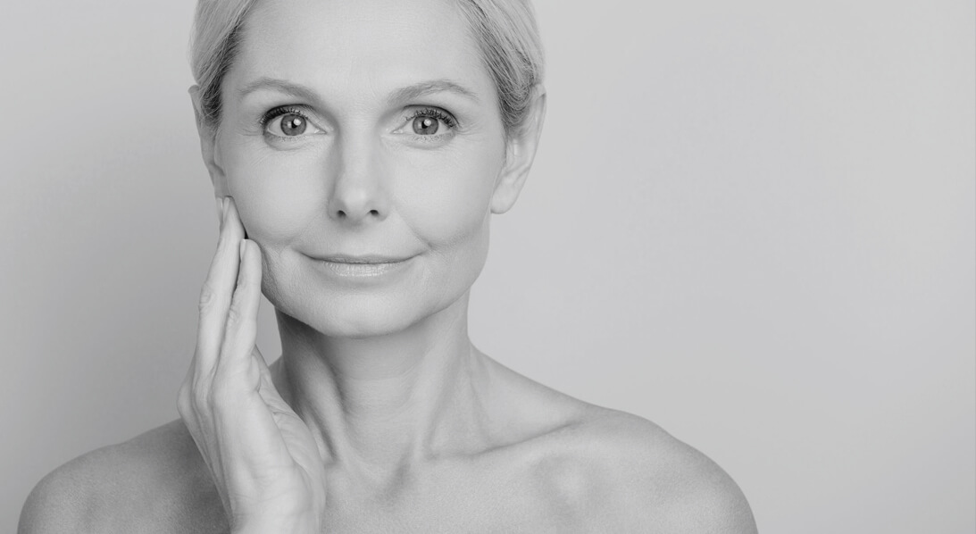 adult woman's face chemical peel houston